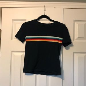 John Galt/Brandy Melville Rainbow Shirt